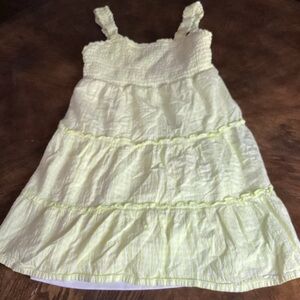 Zac Kids by Zac Posen Gingham neon yellow Summer Kids Dress